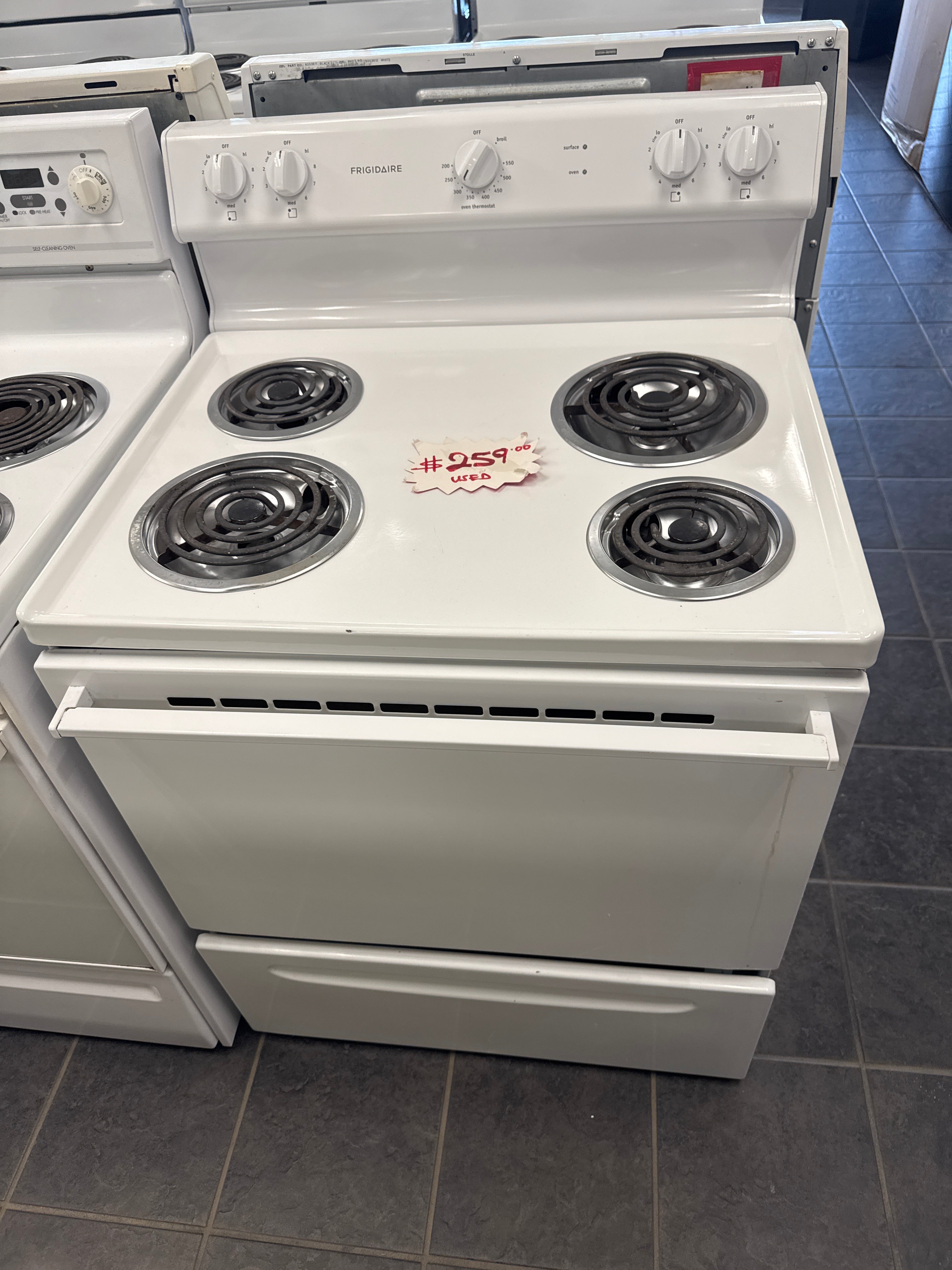 Used Frigidaire Electric Stove