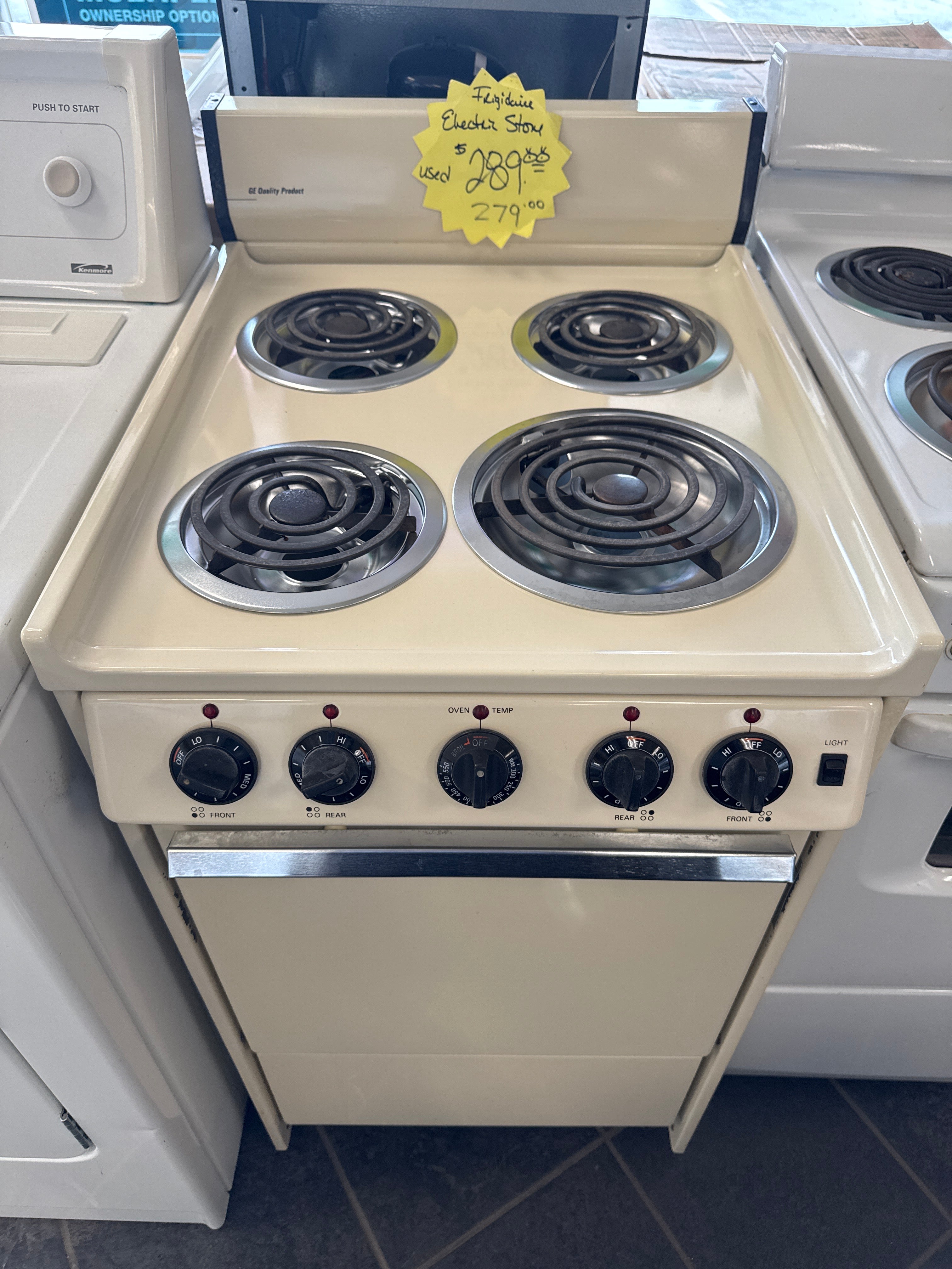 Used GE Apartment Electric Stove