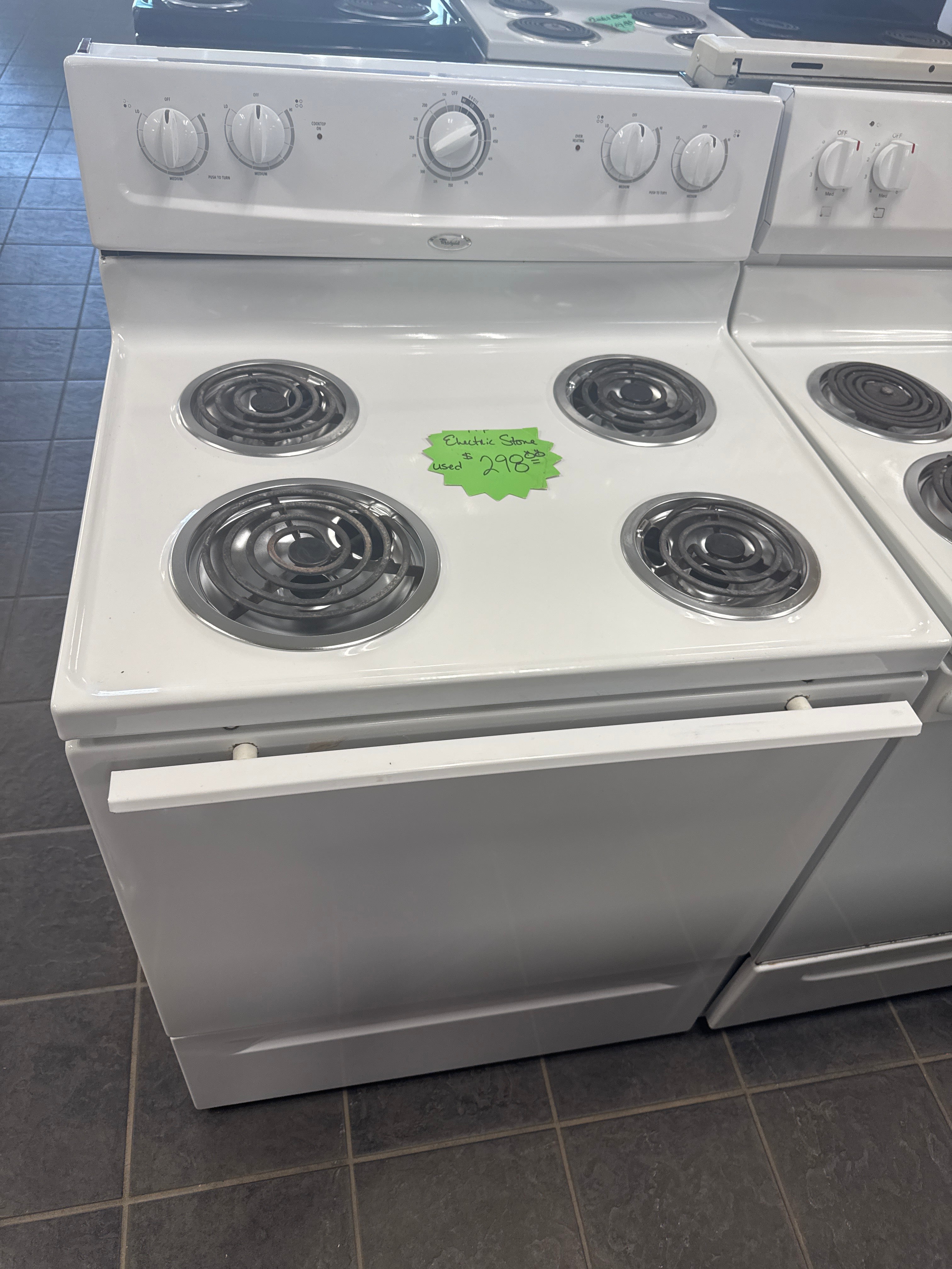 Used Whirlpool Electric Stove
