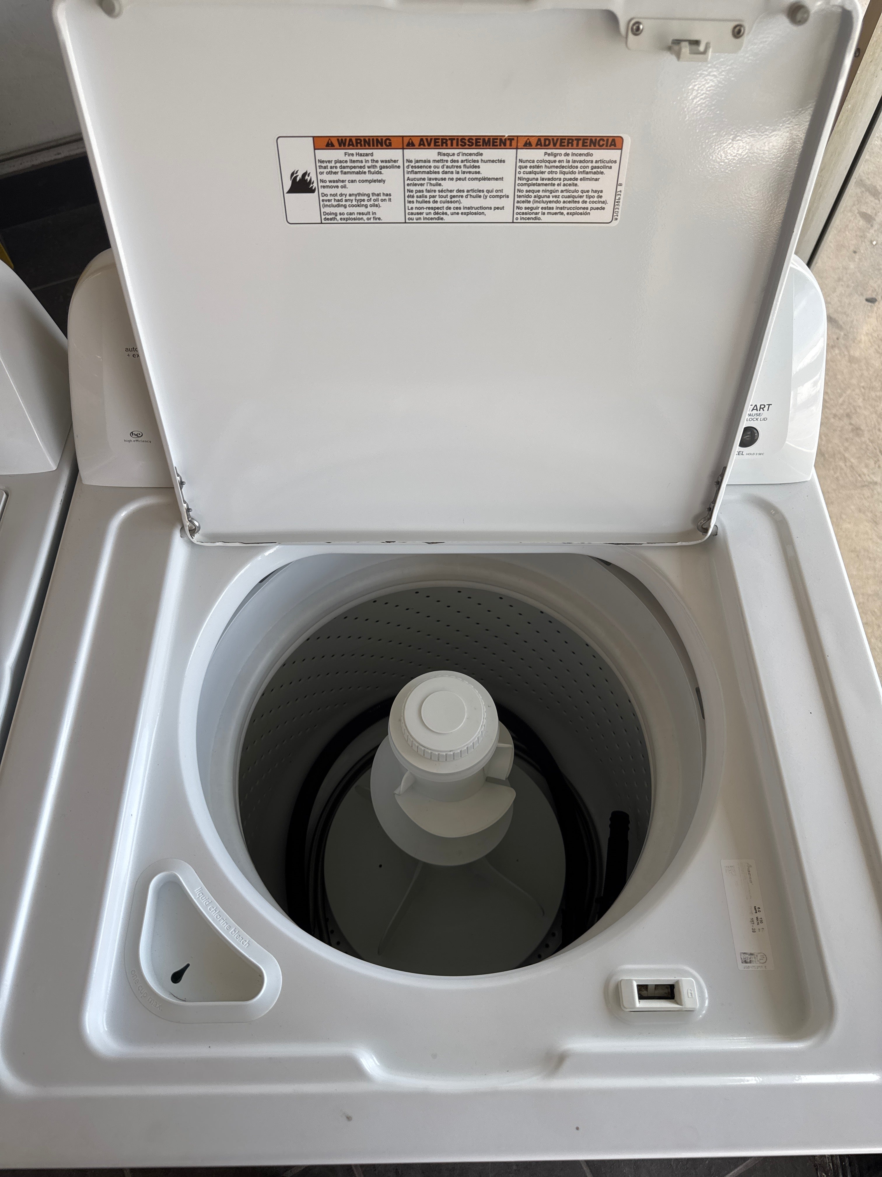 Used Amana Washer Dryer Set