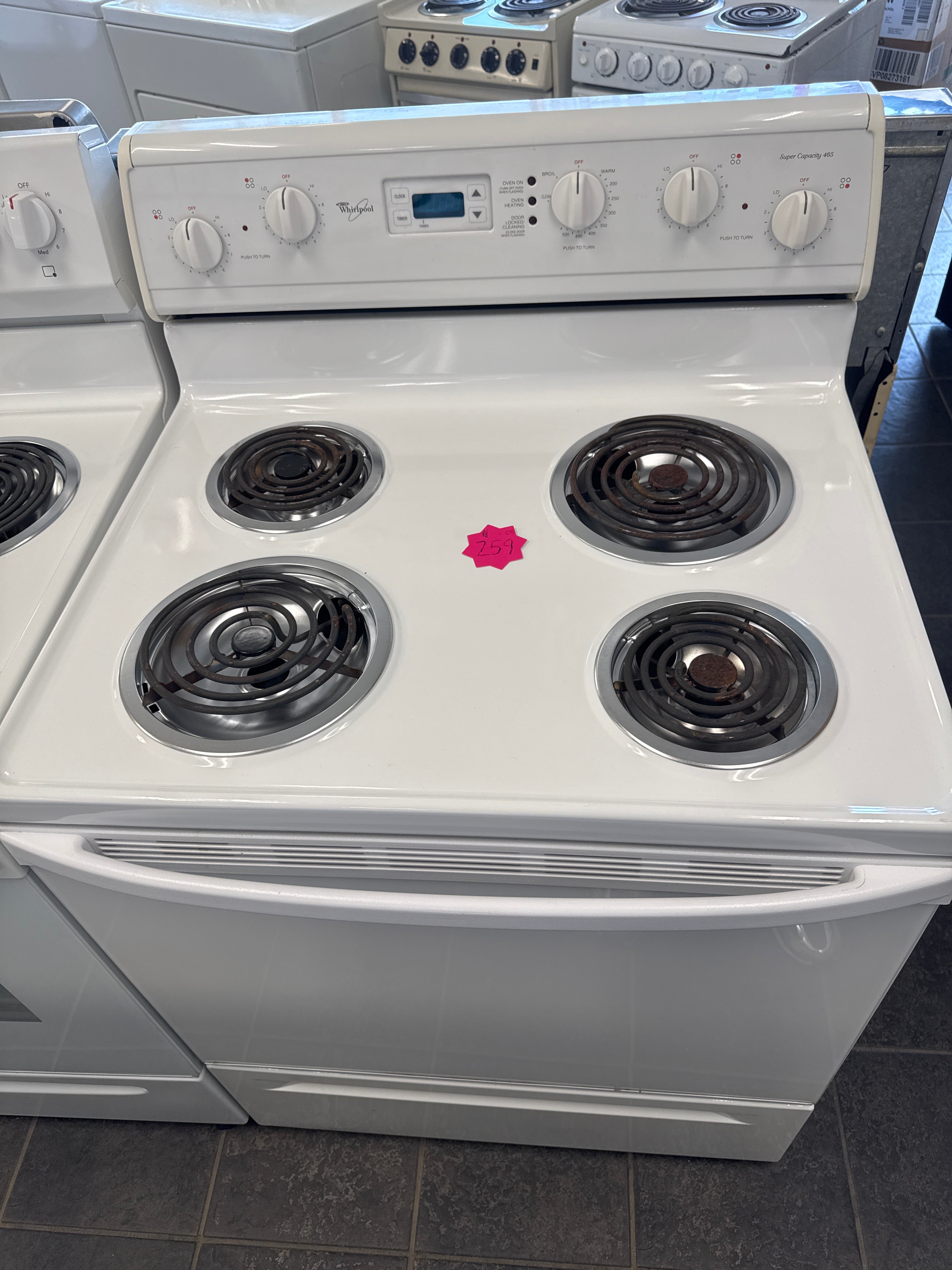 Used Whirlpool Electric Stove