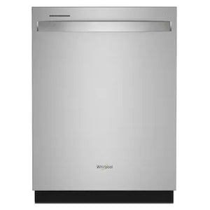 Whirlpool Large Capacity Built in Dishwasher with Third Rack in Stainless Steel